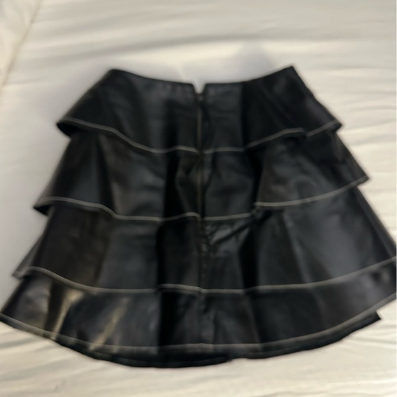 AJE Banskia Ruffled Leather Mini Skirt - Picture 6 of 6
